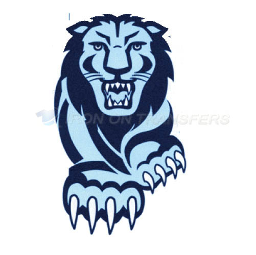 Columbia Lions logo T-shirts Iron On Transfers N4186 - Click Image to Close